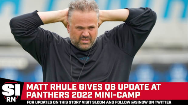 Matt Rhule Gives QB Update At Panthers Mini-Camp